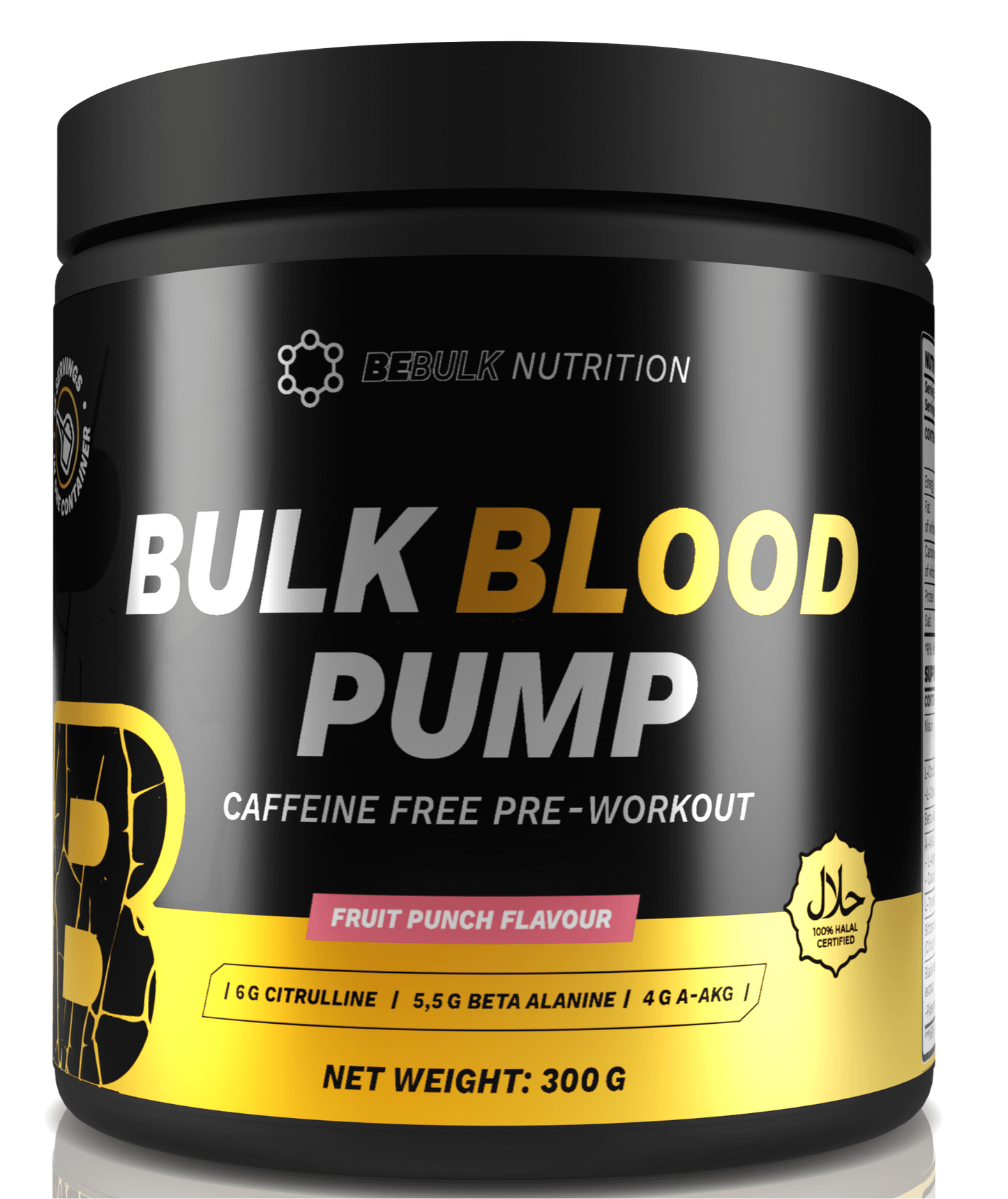 Bulk Blood Pump - High Pre-Workout - BeBulk Nutrition