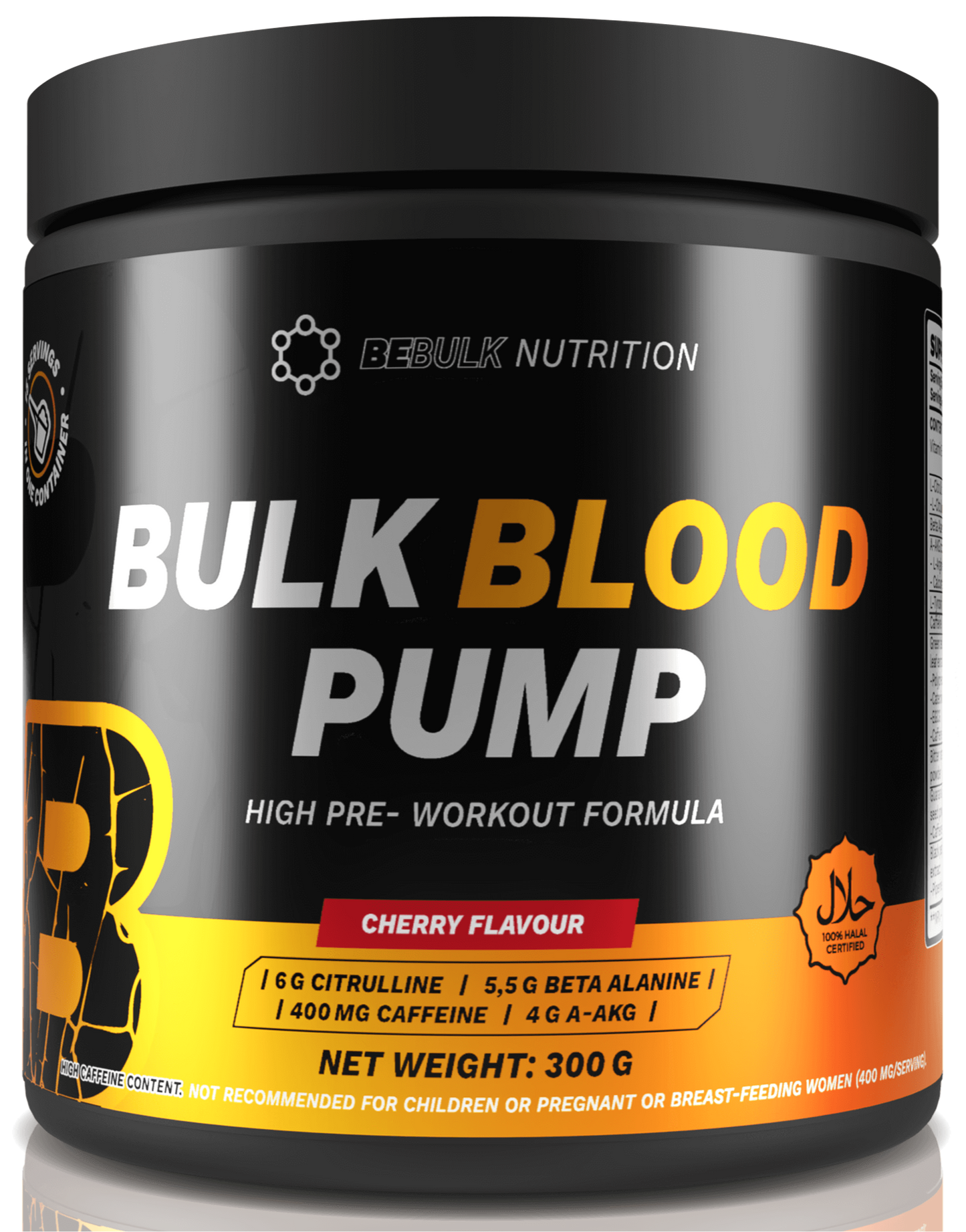 Bulk Blood Pump - High Pre-Workout - BeBulk Nutrition