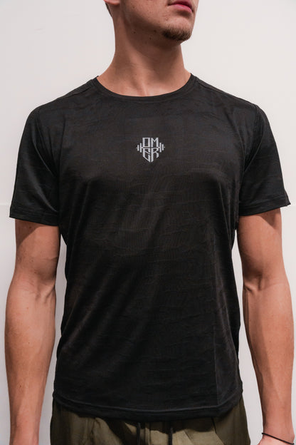 OMER Shadow Camo Performance Tee Black