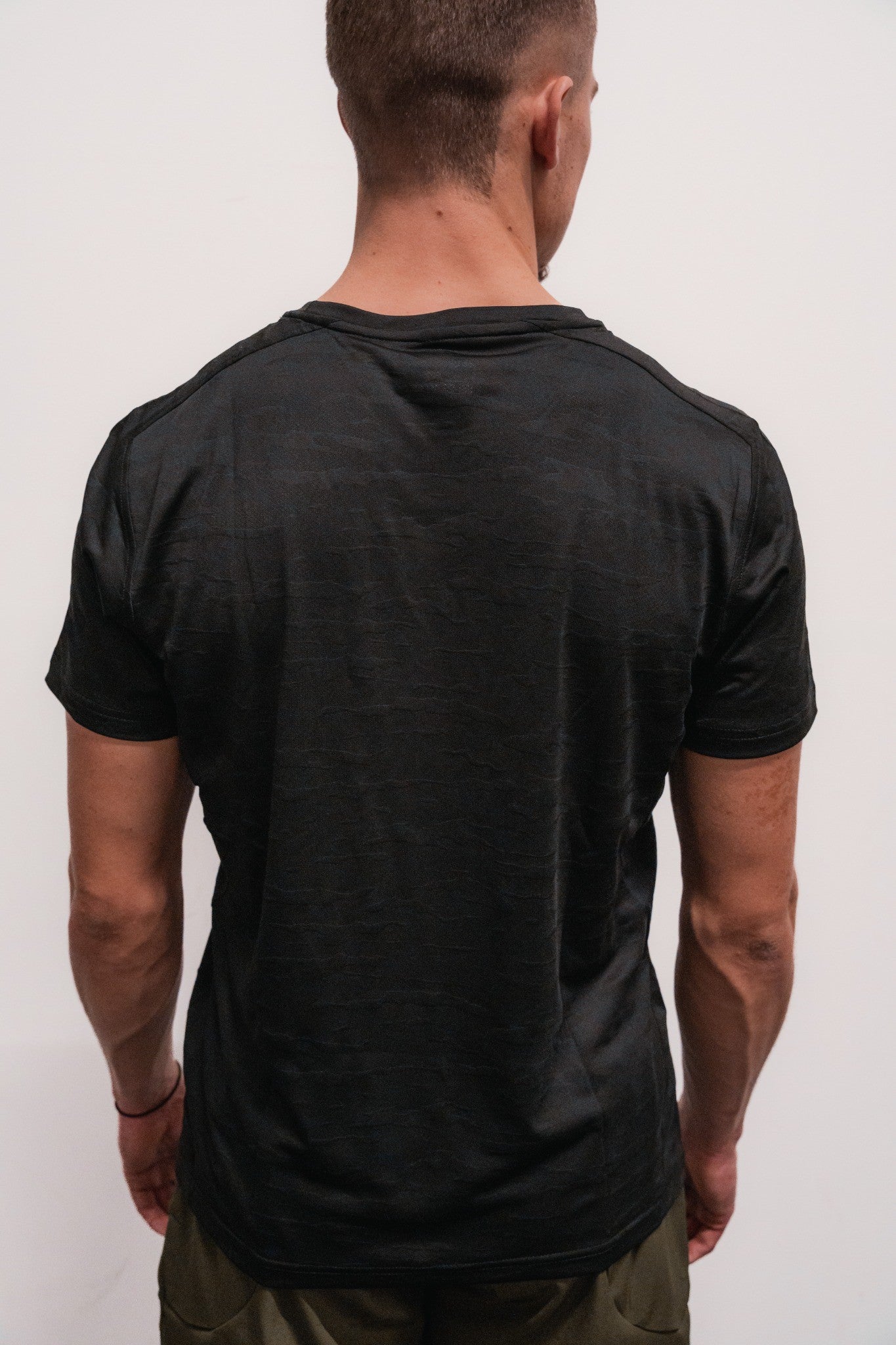 OMER Shadow Camo Performance Tee Black