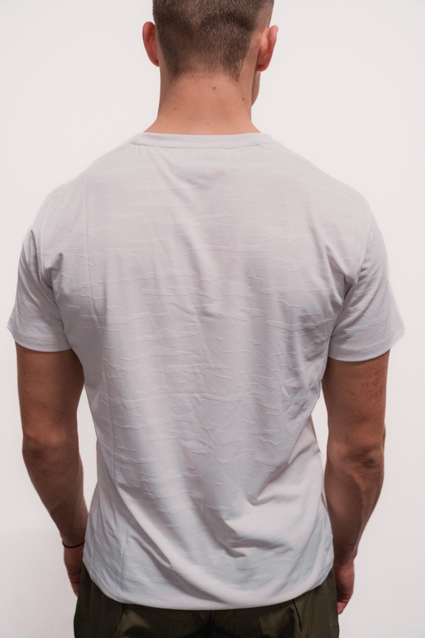 OMER Shadow Camo Performance Tee White