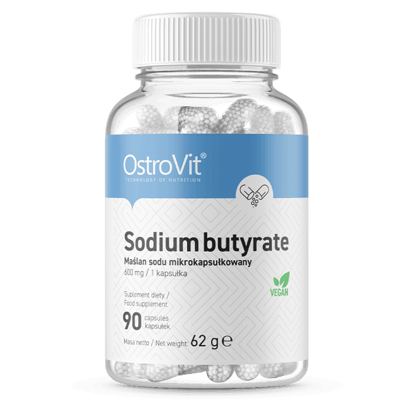 Sodium Butyrate - Natriumbutyraat - Vegan - 90 Capsules - Ostrovit