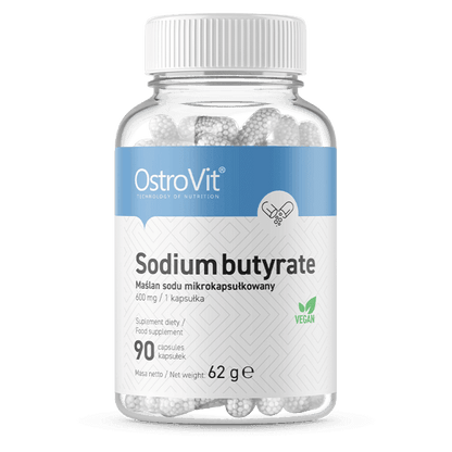 Sodium Butyrate - Natriumbutyraat - Vegan - 90 Capsules - Ostrovit