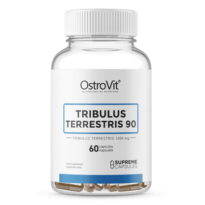 Tribulus Terrestris 90 60 capsules + BeBulk Nutrition Pillendoos